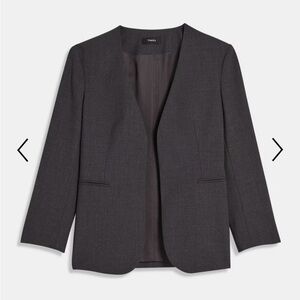 Theory Women's Charcoal Suit Jacket